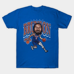 Jalen Brunson NYK Cartoon T-Shirt